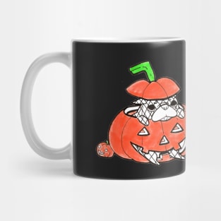 pumpkin frenchie Mug